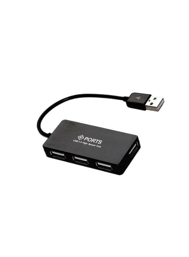 بورتز موزع USB 2.0 رباعي المنافذ للكمبيوتر  أربعة منافذ لأجهزة الكمبيوتر المحمولة - Image 2